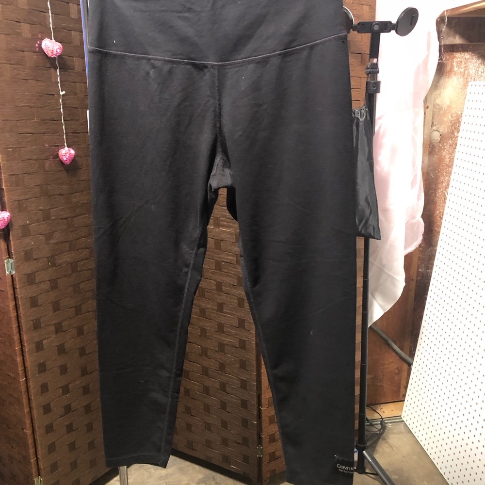 Calvin Klein Black Performance Pants